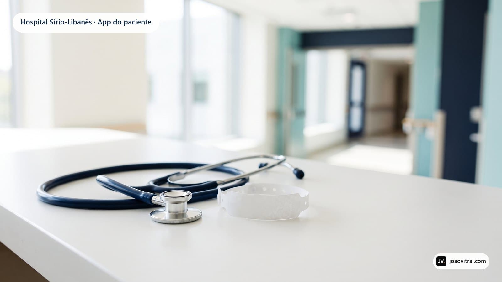 Sírio-Libanês — Patient app: o site no computador e no celular